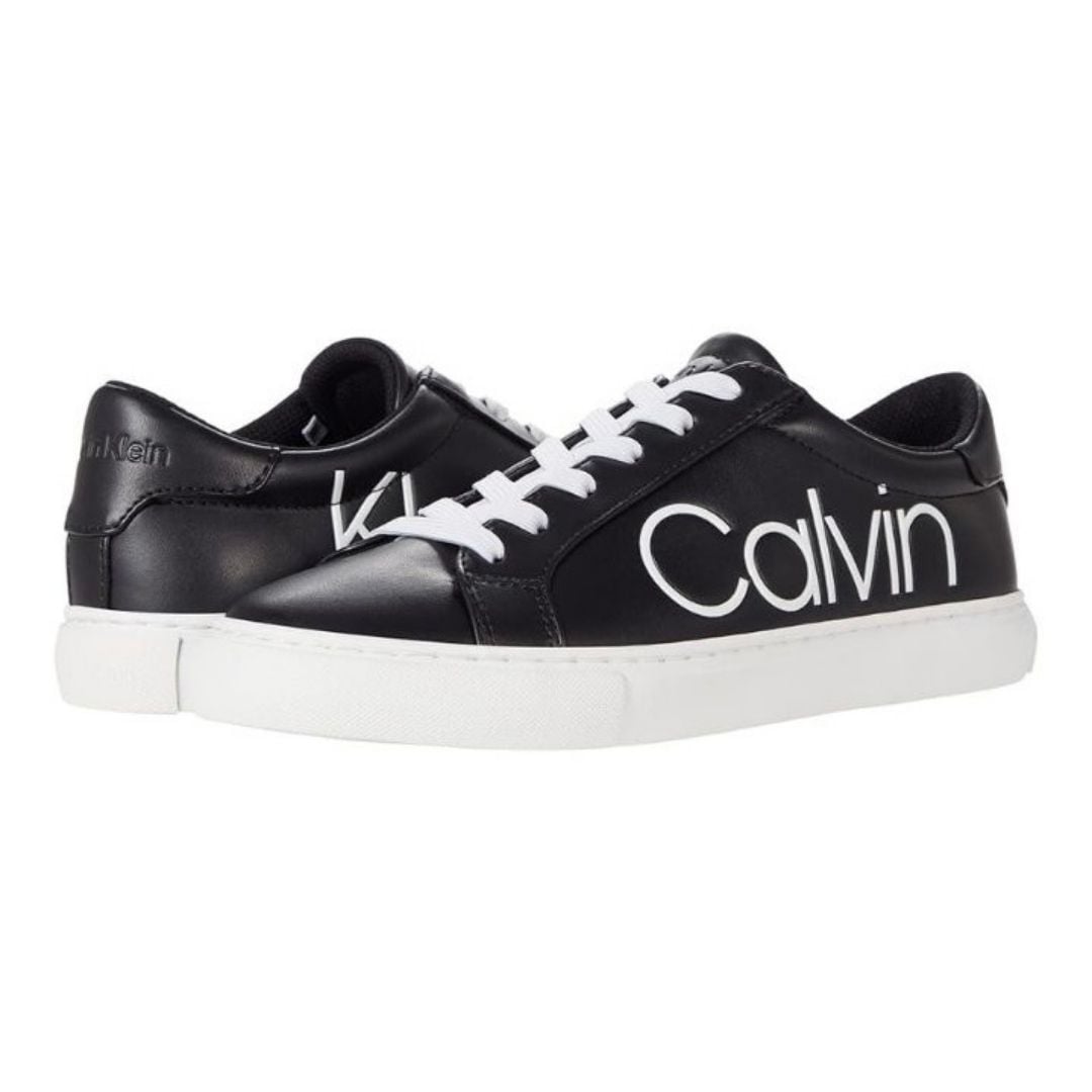 ZAPATILLAS MUJER CALVIN KLEIN NEGRO CABRE CON LOGOTIPO EN EL LATERAL - 1