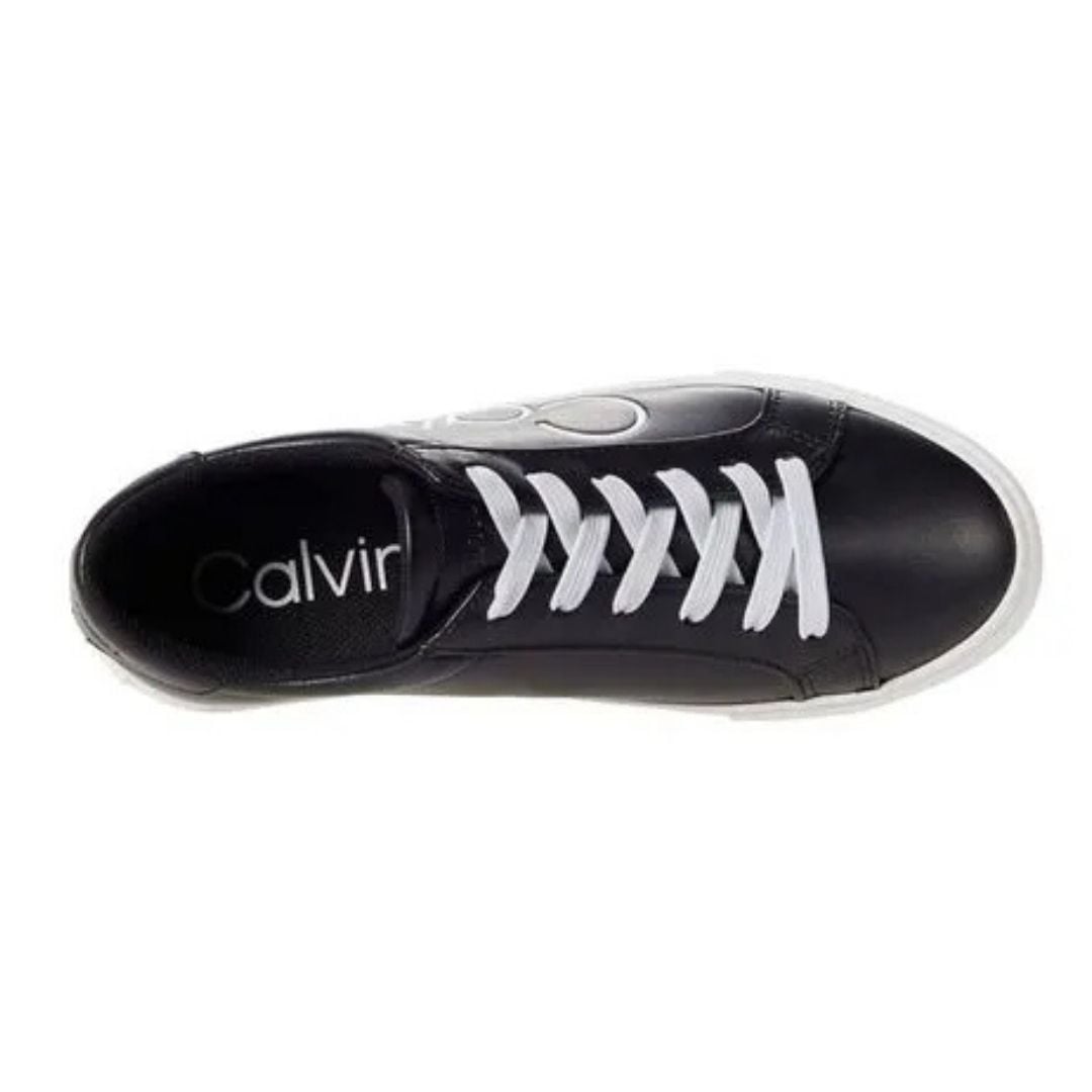 ZAPATILLAS MUJER CALVIN KLEIN NEGRO CABRE CON LOGOTIPO EN EL LATERAL - 3