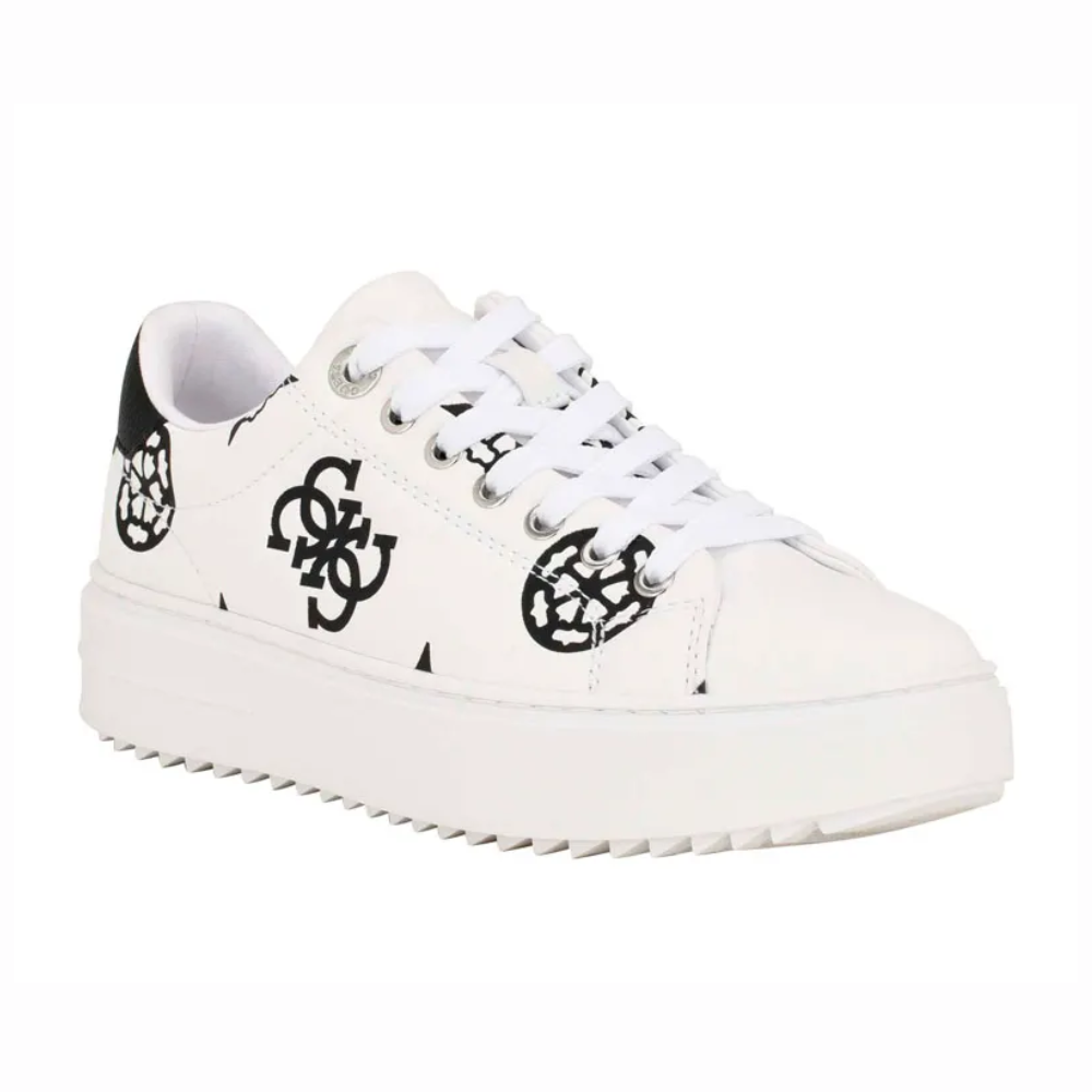 ZAPATILLAS GUESS MUJER DENESA BLANCO MONOGRAMA QUATTRO G URBANAS - 2