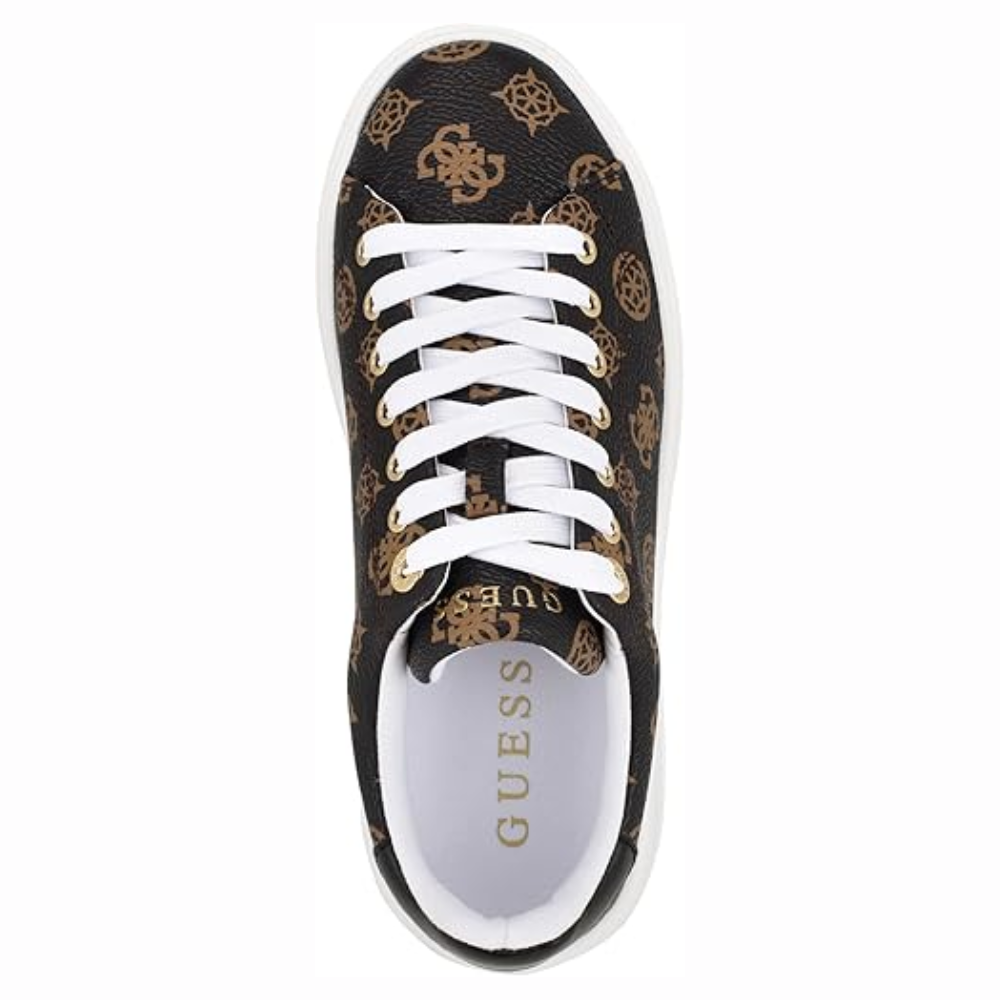 ZAPATILLAS GUESS MUJER DENESA DISEÑO MONOGRAMA QUATTRO G COLOR MARRÓN - 3
