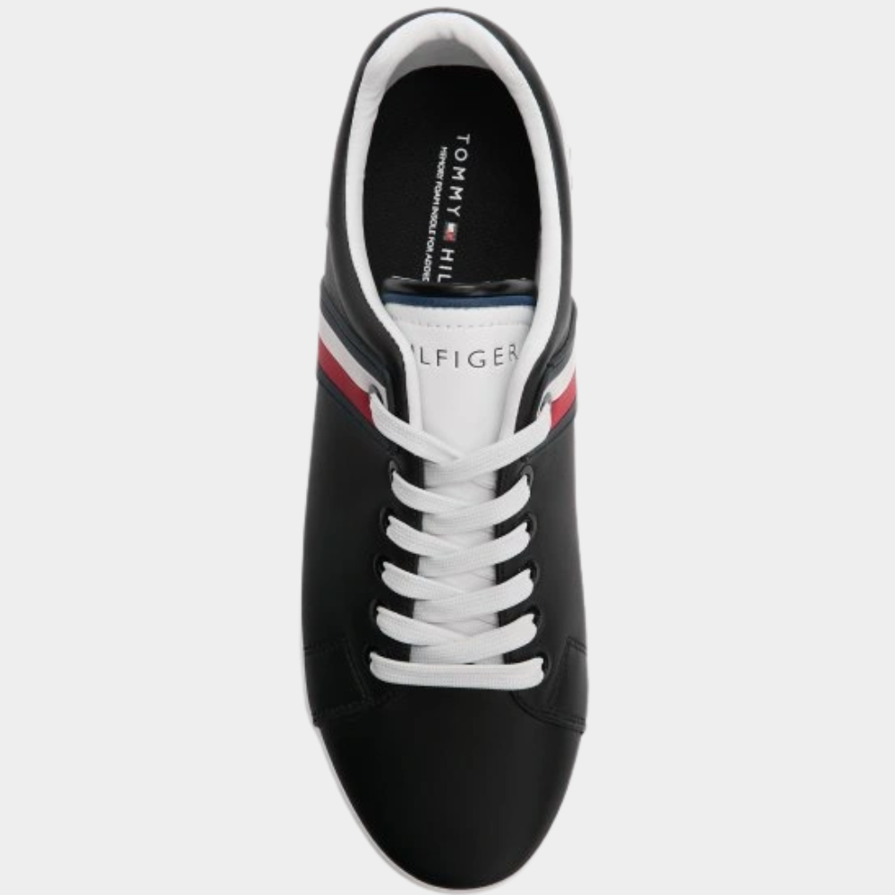 ZAPATILLAS TOMMY HILFIGER HOMBRE RAMUS LOGO HILFIGER FRANJA TRICOLOR LATERAL - 5