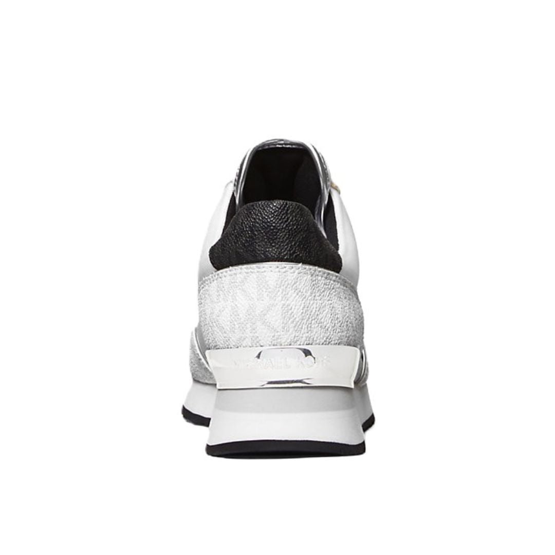 ZAPATILLAS MICHAEL KORS MUJER MADDY BLANCO LOGO MONOGRAMA MK - 4