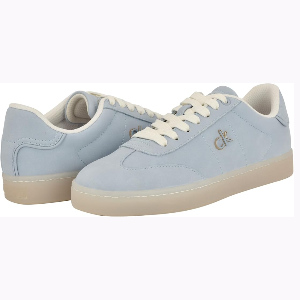 ZAPATILLAS CALVIN KLEIN MUJER NICALA CELESTE LOGO CK LATERAL DISEÑO URBANO - 1
