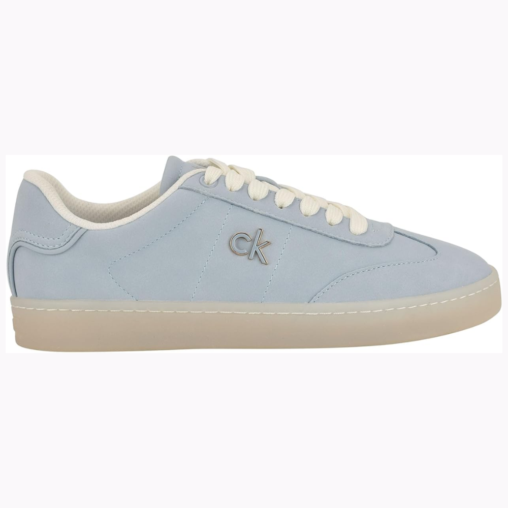 ZAPATILLAS CALVIN KLEIN MUJER NICALA CELESTE LOGO CK LATERAL DISEÑO URBANO - 4
