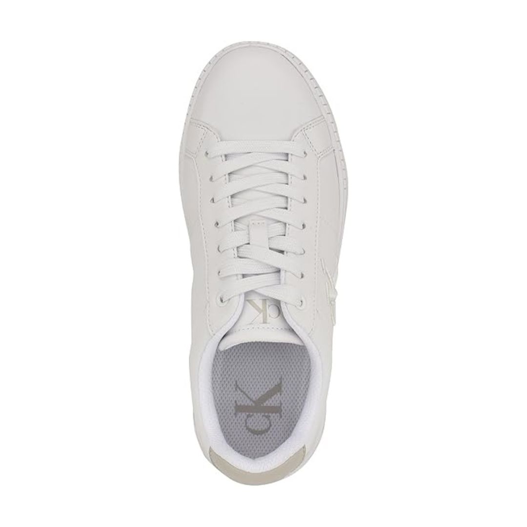 ZAPATILLAS CALVIN KLEIN MUJER ALANE BLANCO LOGOTIPO CK EN ALTO RELIEVE - 3