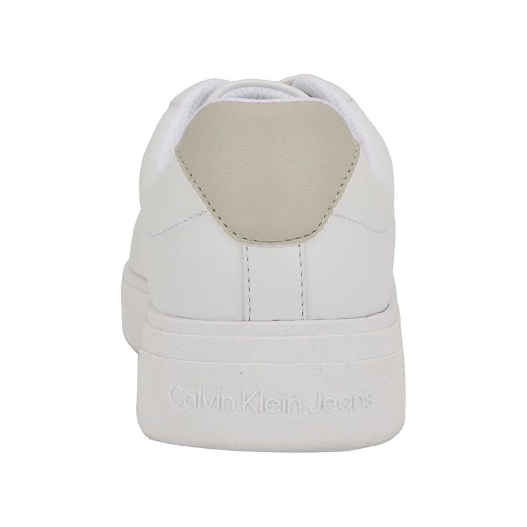 ZAPATILLAS CALVIN KLEIN MUJER ALANE BLANCO LOGOTIPO CK EN ALTO RELIEVE - 4