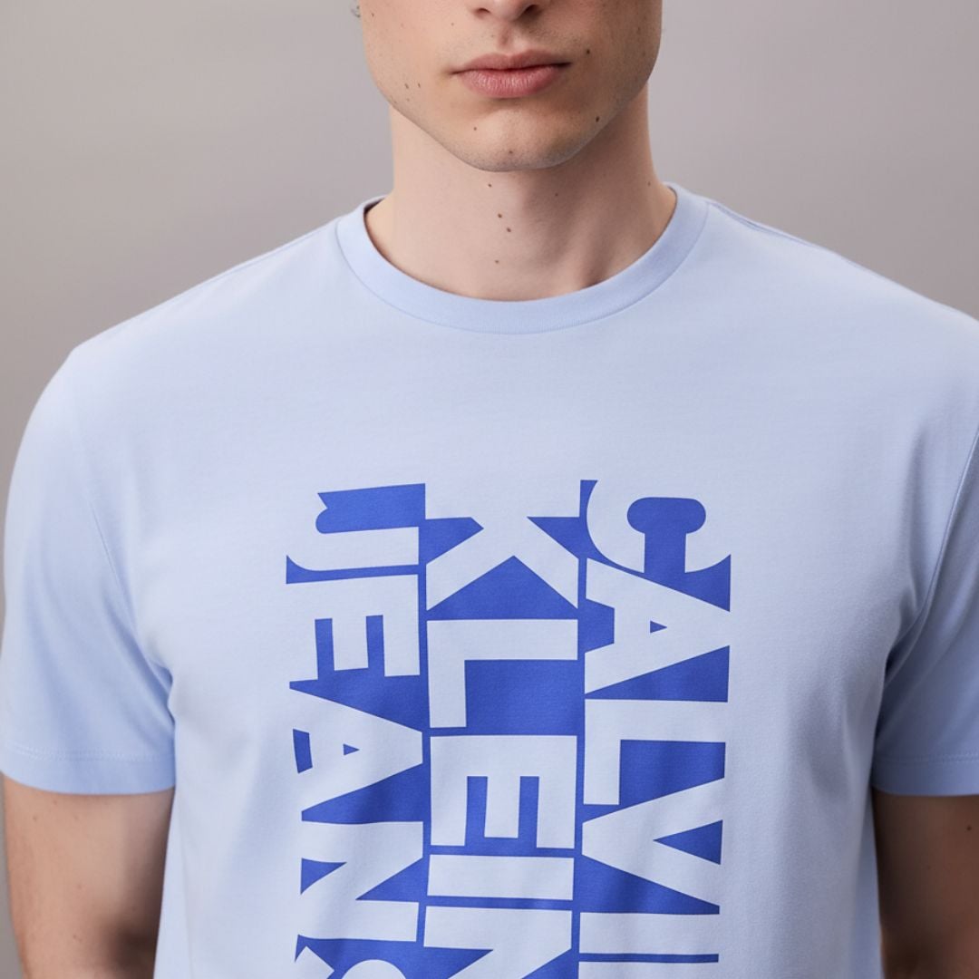 POLO CALVIN KLEIN HOMBRE LOGO LATERAL CK AZUL REGULAR FIT - 3