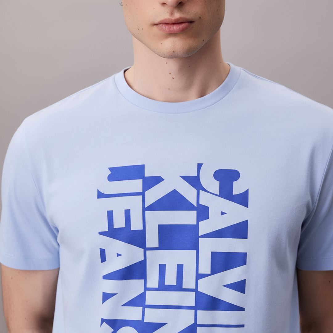 POLO CALVIN KLEIN HOMBRE LOGO LATERAL CK AZUL REGULAR FIT - 3