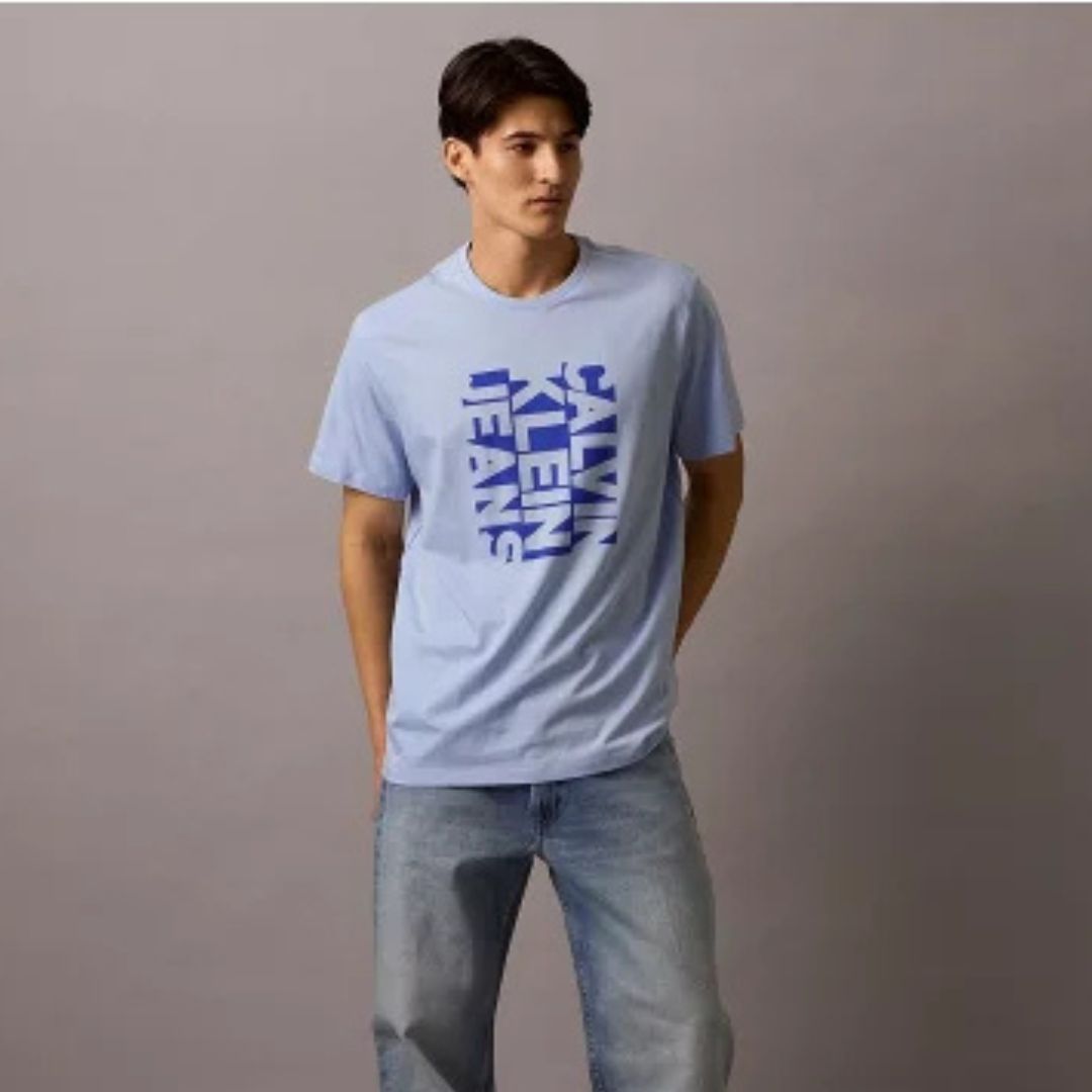 POLO CALVIN KLEIN HOMBRE LOGO LATERAL CK AZUL REGULAR FIT - 5