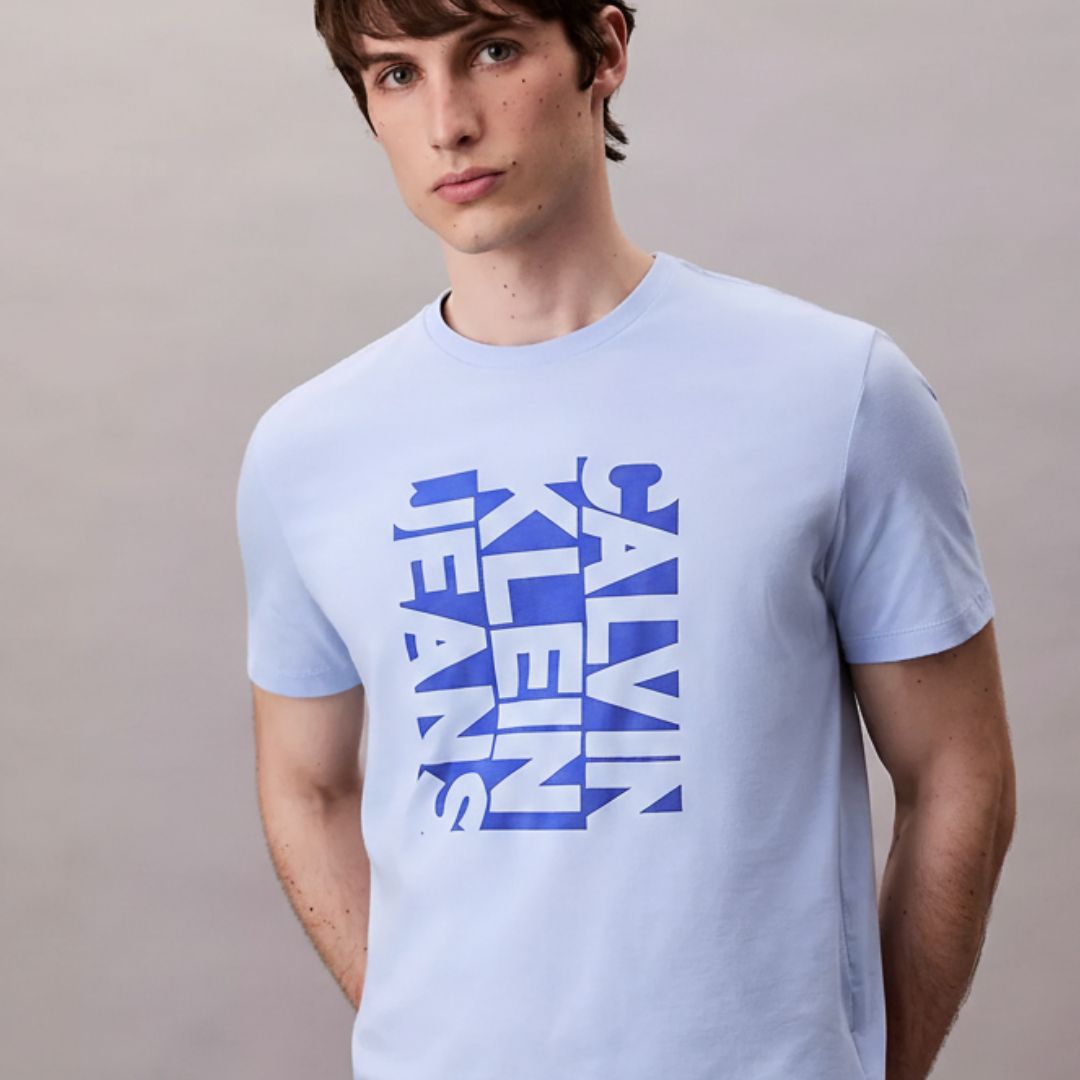 POLO CALVIN KLEIN HOMBRE LOGO LATERAL CK AZUL REGULAR FIT - 6