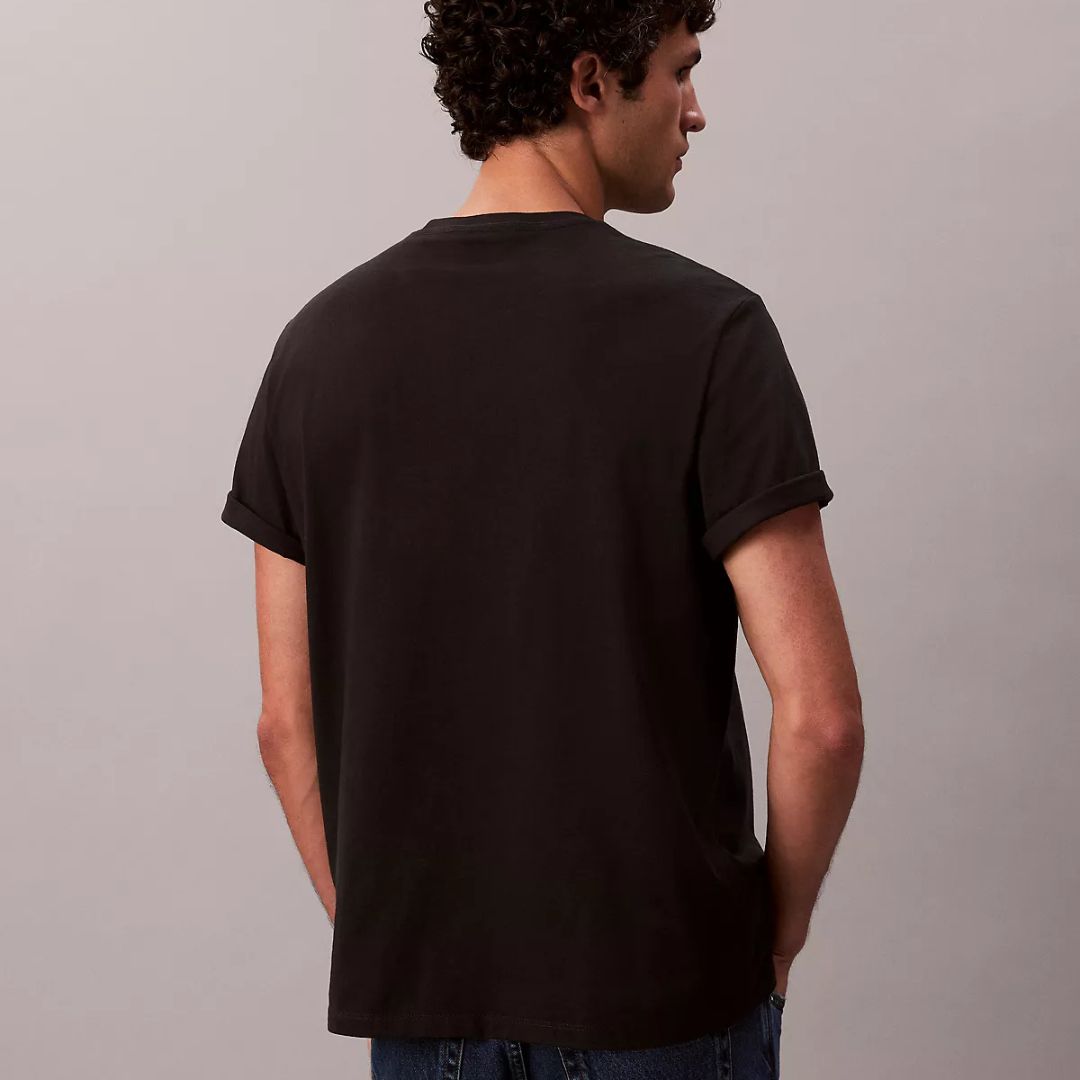 POLO CALVIN KLEIN HOMBRE LOGO CK NEGRO MONOGRAMA REGULAR FIT - 3
