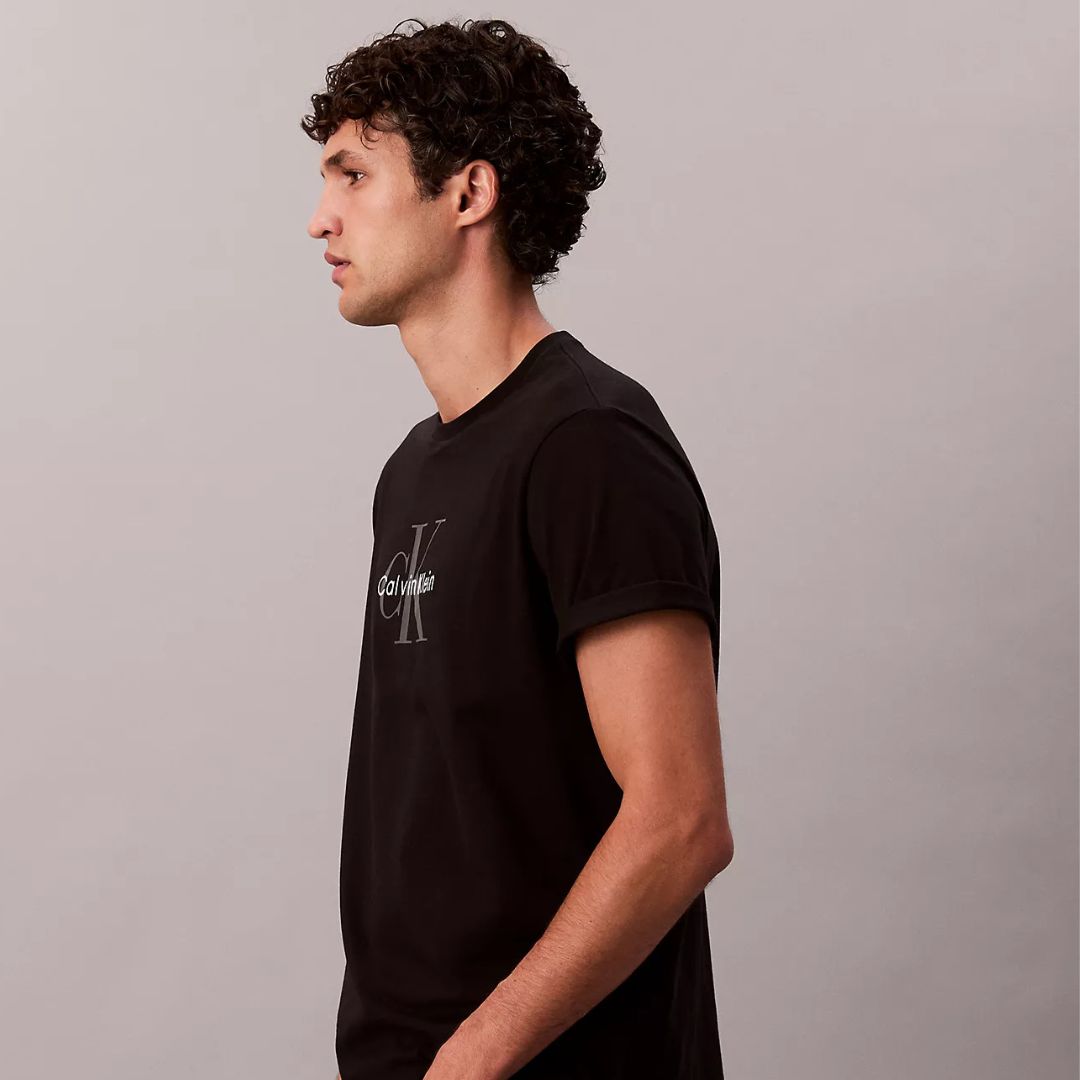 POLO CALVIN KLEIN HOMBRE LOGO CK NEGRO MONOGRAMA REGULAR FIT - 6