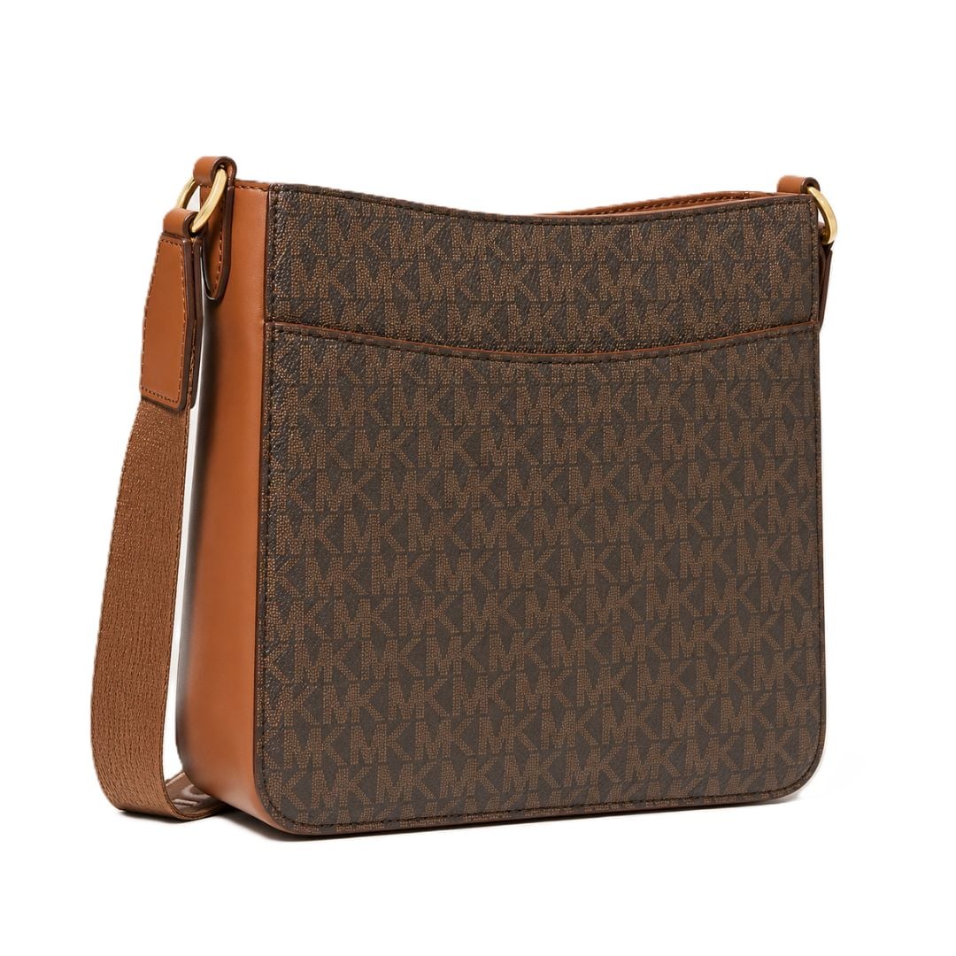 CARTERA MICHAEL KORS JET SET TRAVEL SIGNATURE LOGO MESSENGER CORREA LOGO CHARM MK - 2