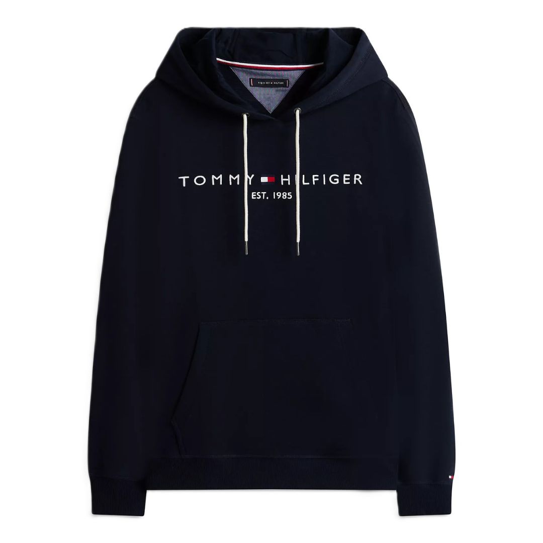 POLERA TOMMY HILFIGER HOMBRE LOGO BORDADO REGULAR FIT CON CAPUCHA - 5