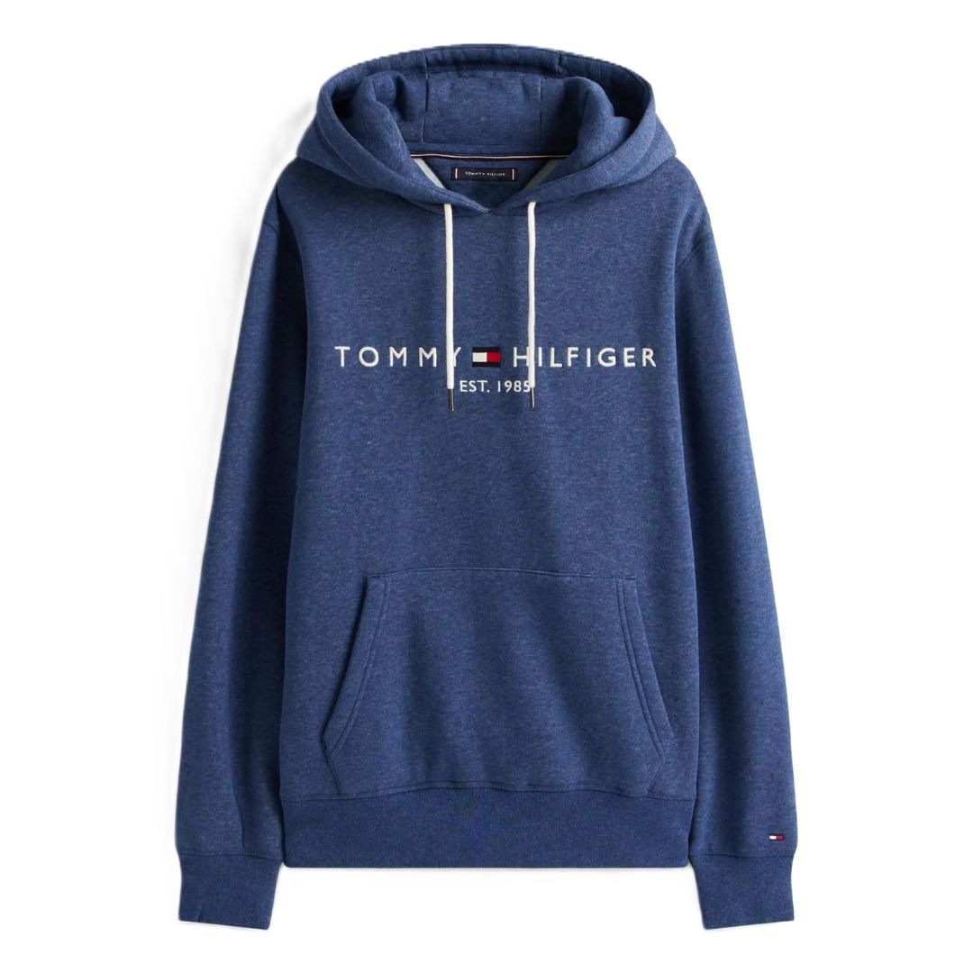 POLERA TOMMY HILFIGER HOMBRE LOGO BORDADO REGULAR FIT CON CAPUCHA - 5