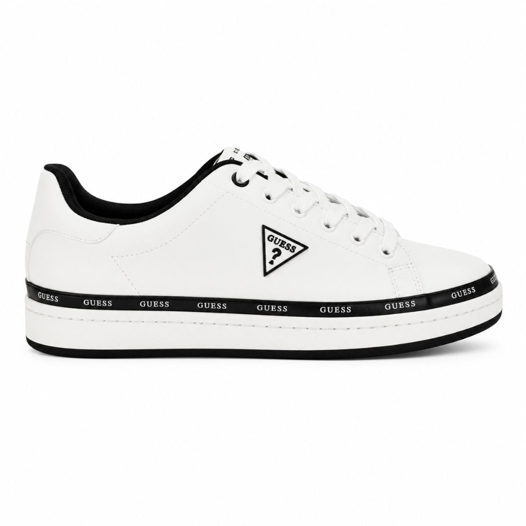 ZAPATILLAS GUESS HOMBRE LOVIS LOGO TRIANGULAR CASUAL URBANO - 2