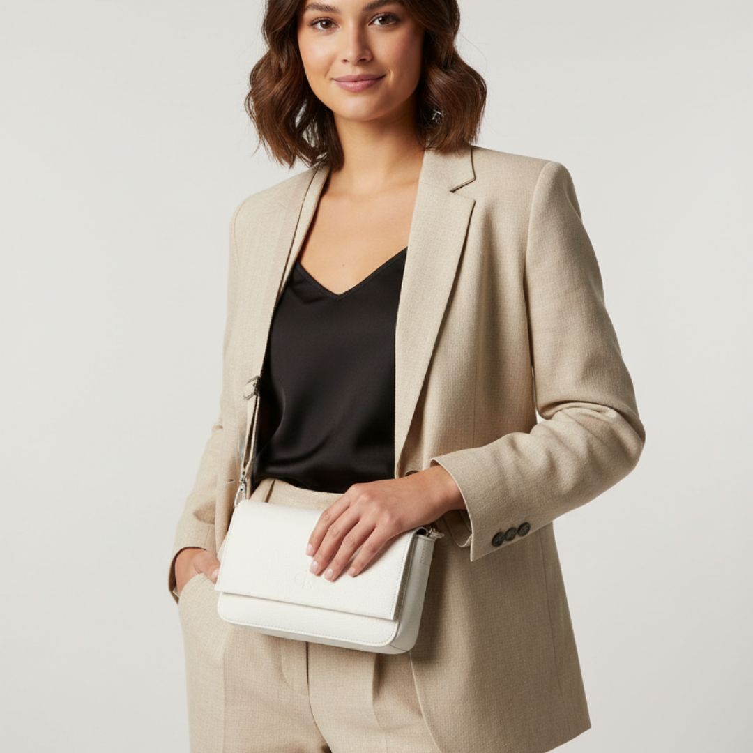 CARTERA CALVIN KLEIN MUJER ALL DAY LOGO CK CROSSBODY AJUSTABLE - 4
