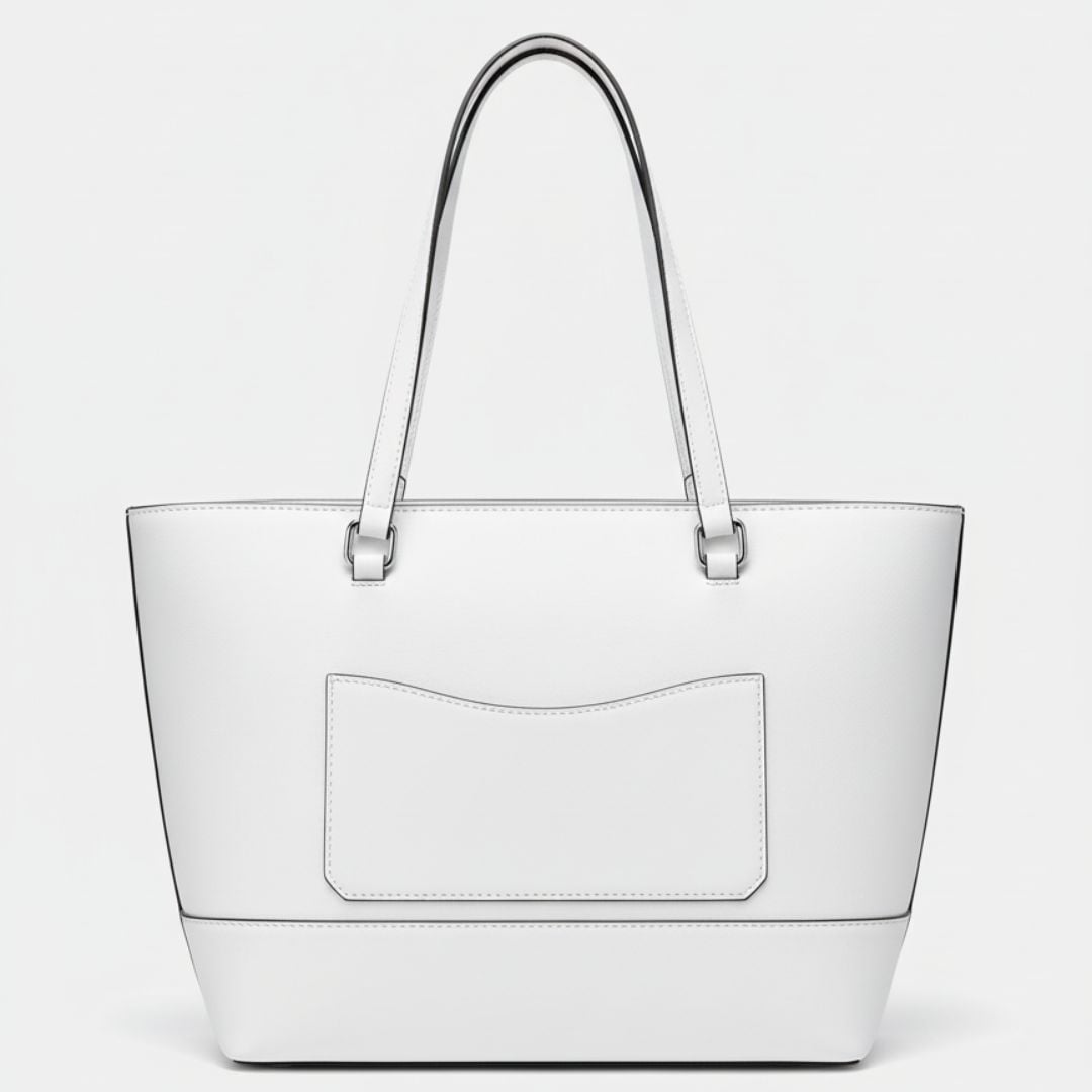 CARTERA GUESS MUJER HADDINGTON CARRYALL BLANCO LOGOTIPO EN RELIEVE - 3