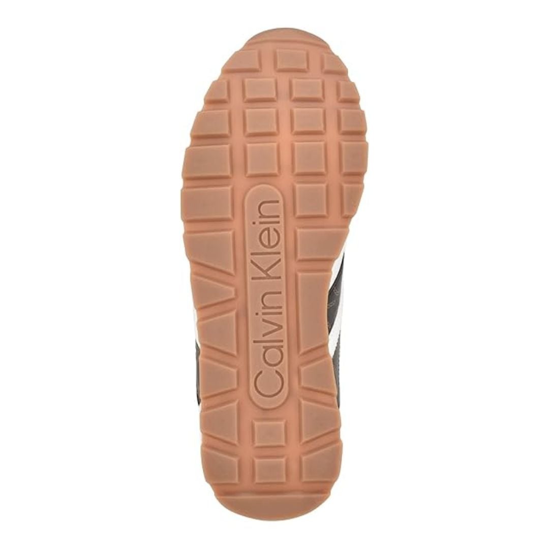 ZAPATILLAS CALVIN KLEIN MUJER CARLLA LOGO MONOGRAMA MARRÓN PLATAFORMA ESTILO URBANO - 4