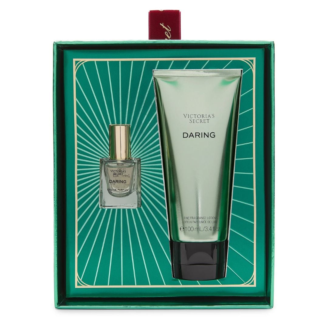 SET VICTORIA SECRET MUJER DARING PERFUME Y LOCIÓN CORPORAL 2 PIEZAS CAJA REGALO - 1