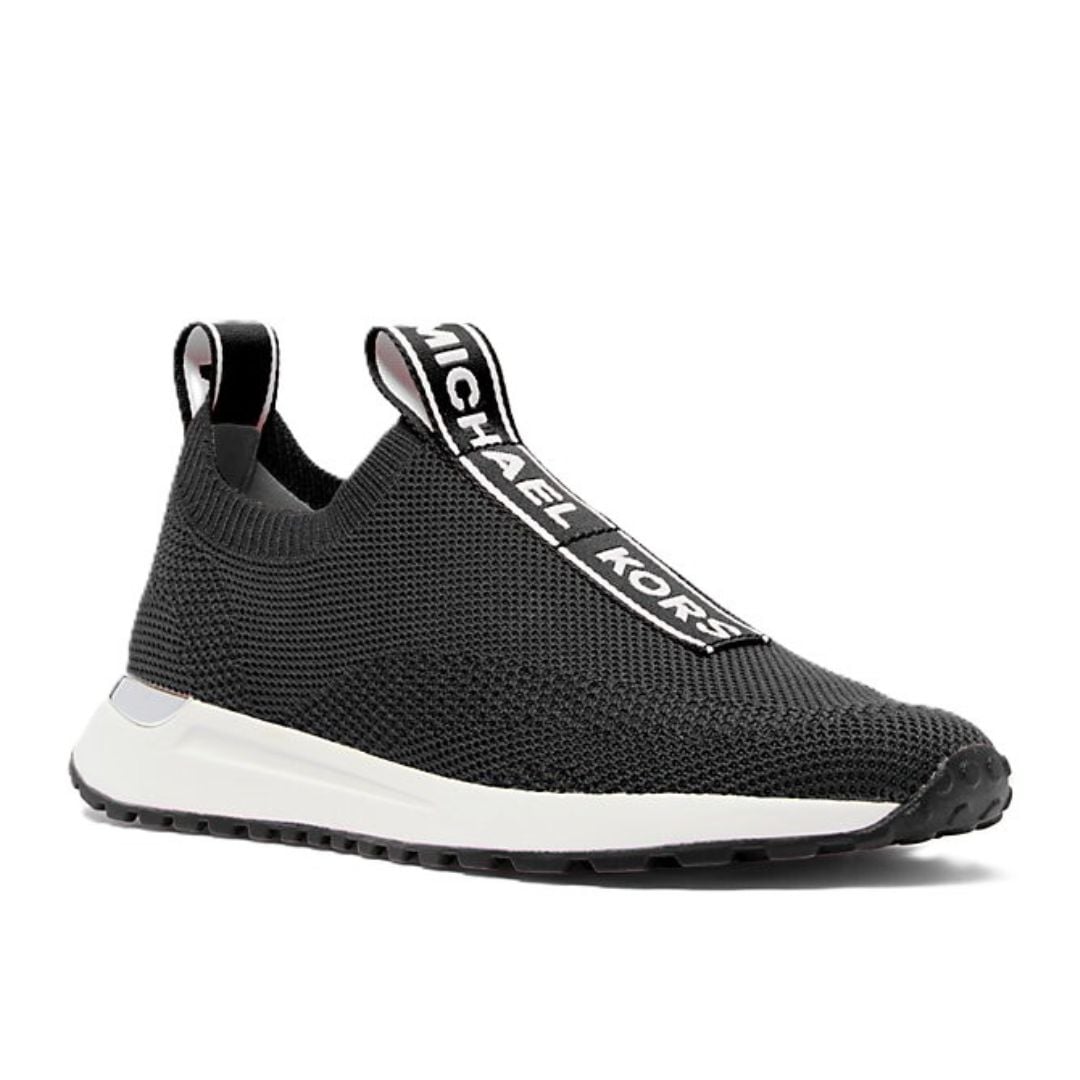 ZAPATILLAS MICHAEL KORS MUJER BODIE KNIT NEGRO DISEÑO SLIP ON - 1