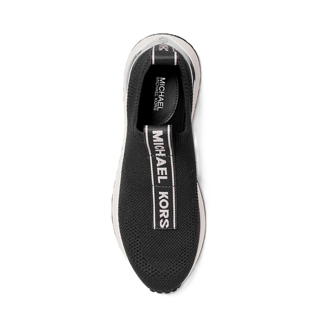 ZAPATILLAS MICHAEL KORS MUJER BODIE KNIT NEGRO DISEÑO SLIP ON - 4