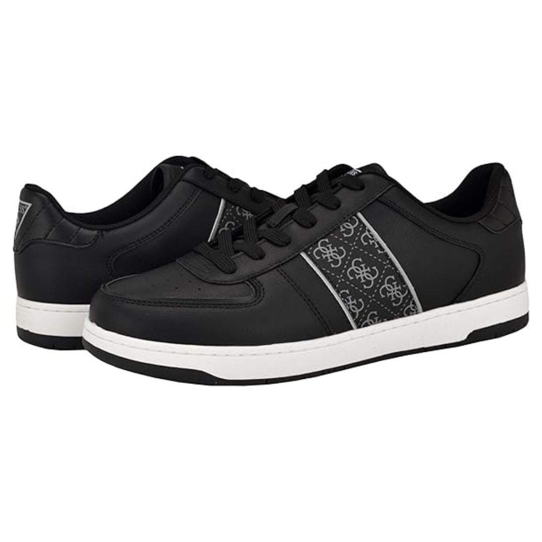 ZAPATILLAS GUESS HOMBRE TANDY NEGRO LOGO MONOGRAMA LATERAL URBANAS - 1
