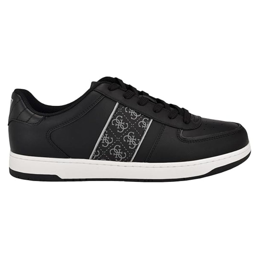 ZAPATILLAS GUESS HOMBRE TANDY NEGRO LOGO MONOGRAMA LATERAL URBANAS - 3