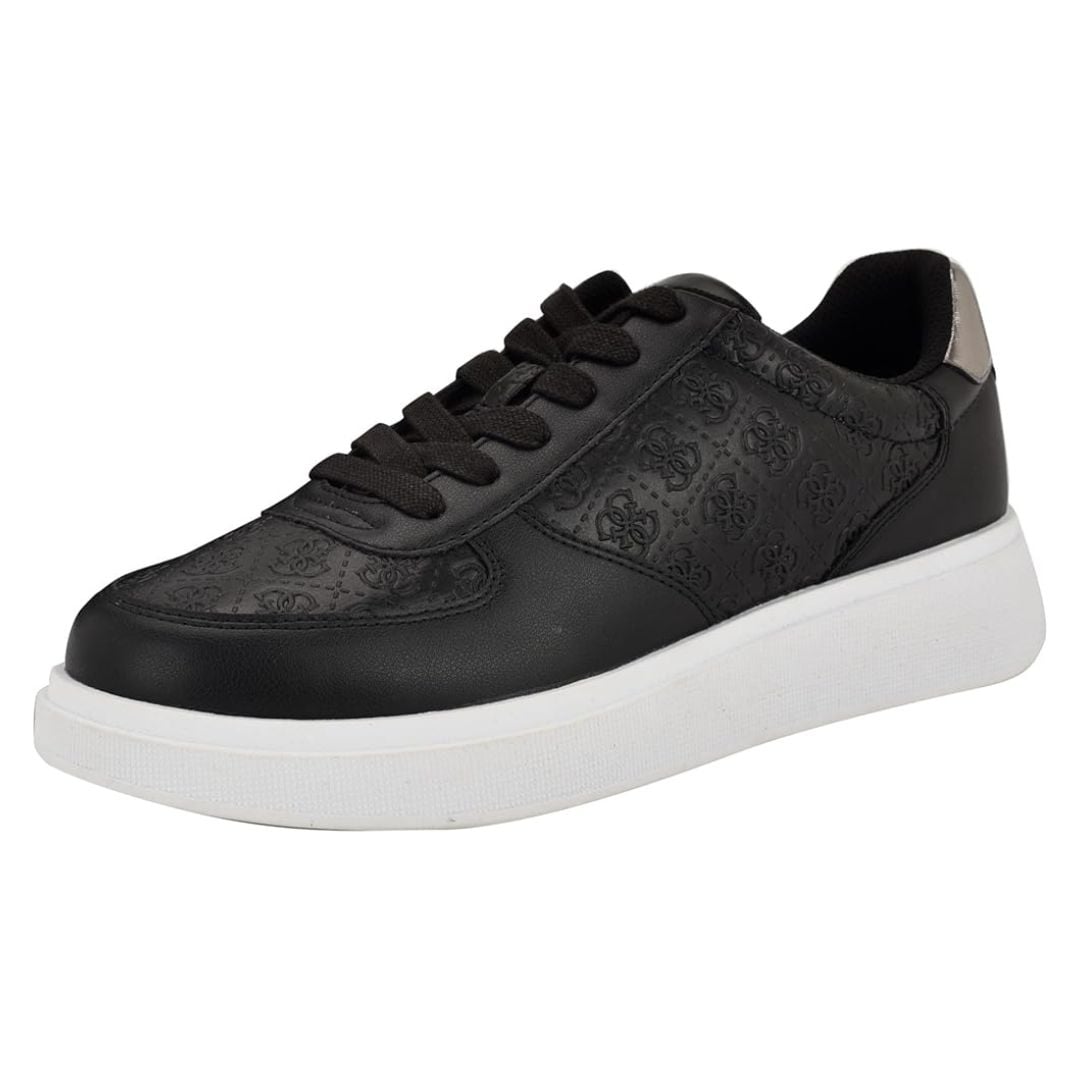 ZAPATILLAS GUESS HOMBRE WULFRED NEGRO LOGO MONOGRAMA ALTO RELIEVE - 2