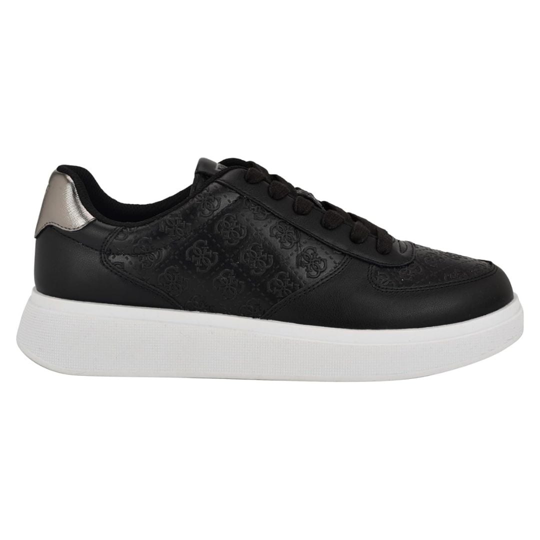 ZAPATILLAS GUESS HOMBRE WULFRED NEGRO LOGO MONOGRAMA ALTO RELIEVE - 3