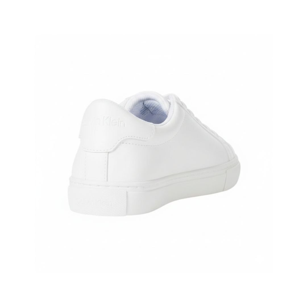 ZAPATILLAS CALVIN KLEIN MUJER CABRE BLANCAS LOGO LATERAL ESTILO URBANO - 3