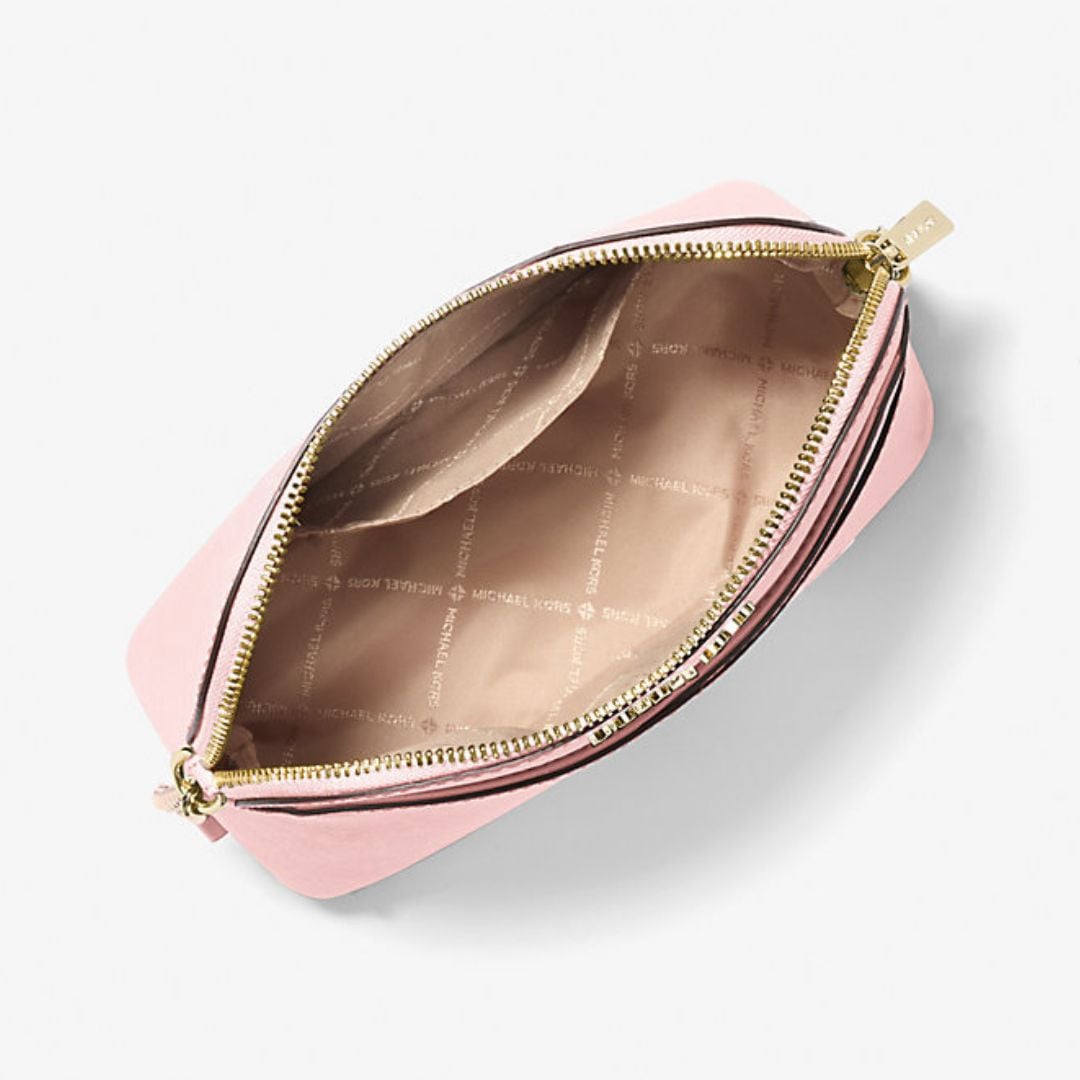 CARTERA MICHAEL KORS MUJER JET SET TRAVEL DOME CROSSBODY ROSADO LOGOTIPO DORADO - 2