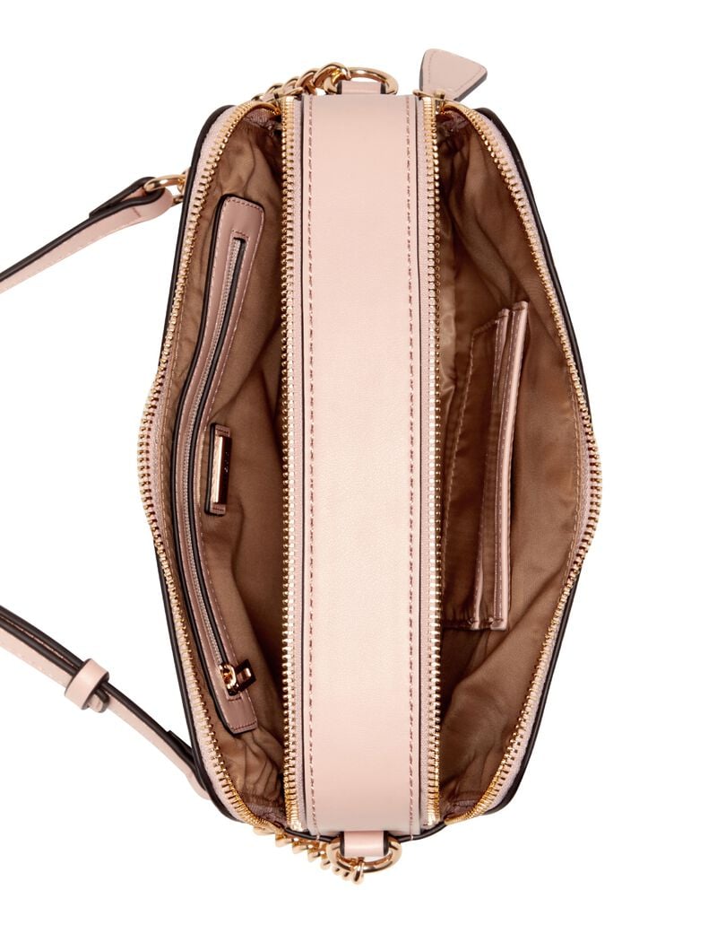 CARTERA GUESS MUJER ZAKARIA CROSSBODY DOBLE CIERRE LOGO MONOGRAMA ALTO RELIEVE - 3