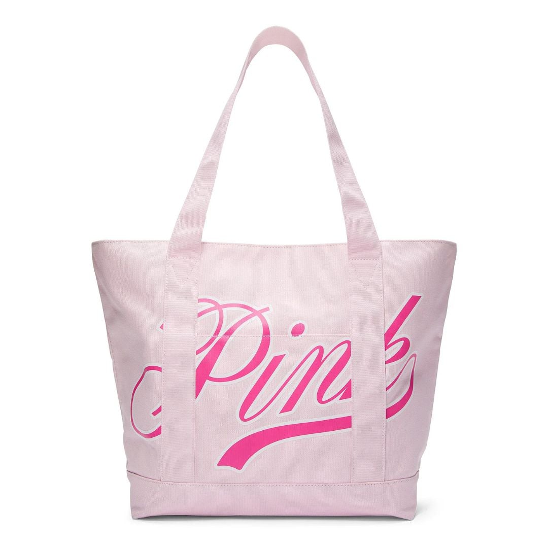 CARTERA TOTE VICTORIA’S SECRET MUJER CANVAS ROSA BOLSO GRANDE - 1
