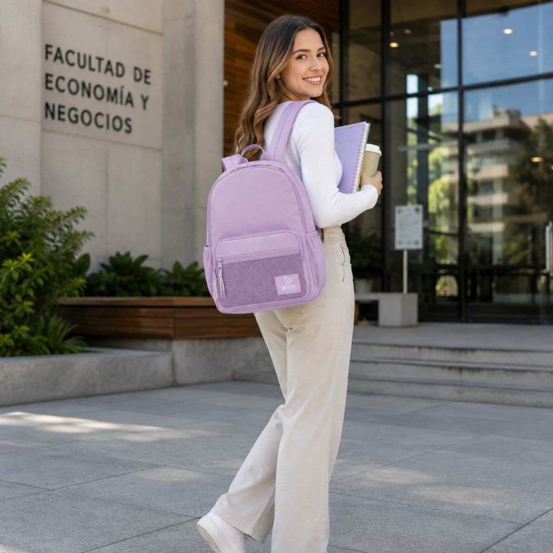 MOCHILA PINK VICTORIA'S SECRET MUJER CANVAS LILA - 5