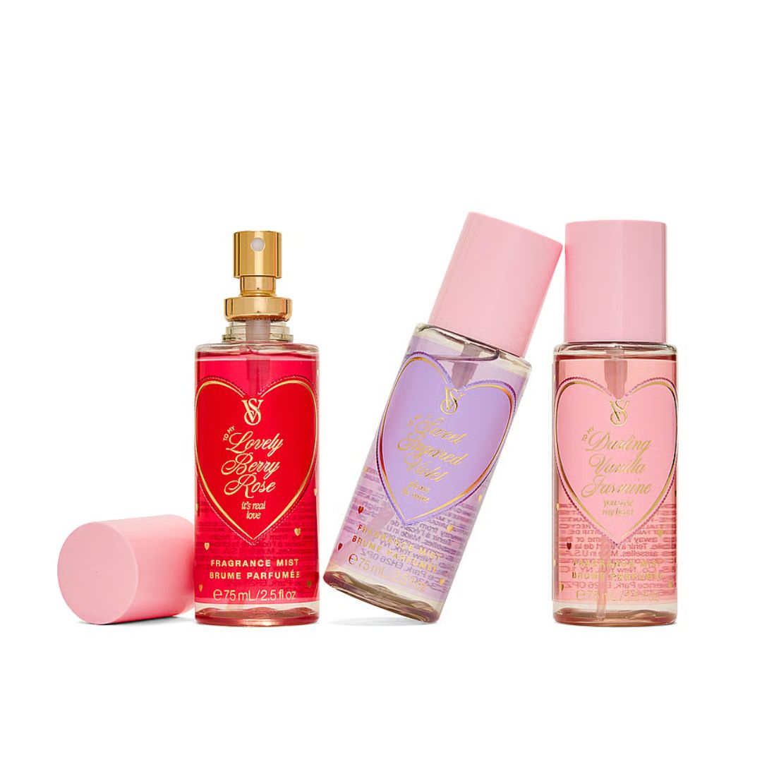 SET VICTORIA’S SECRET MUJER BE MINE 3 MINI BODY MIST CAJA REGALO - 3