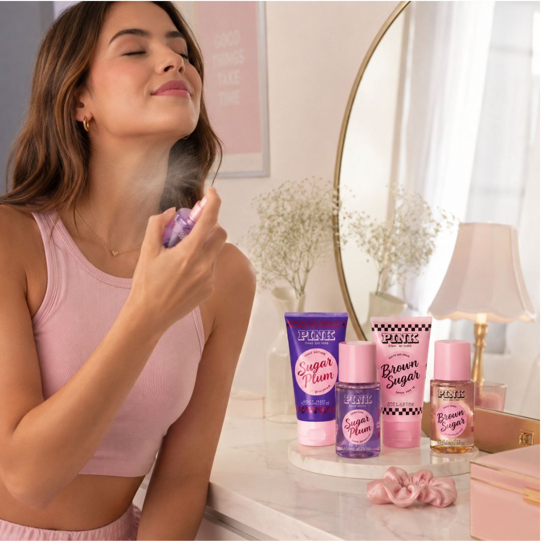 SET VICTORIA’S SECRET MUJER 4 PIEZAS BODY MIST Y CREMA CORPORAL CAJA REGALO - 3