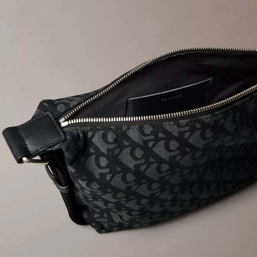 CARTERA CALVIN KLEIN MUJER SHOULDER BAG ULTRALIGHT NEGRO LOGO MONOGRAMA - 3