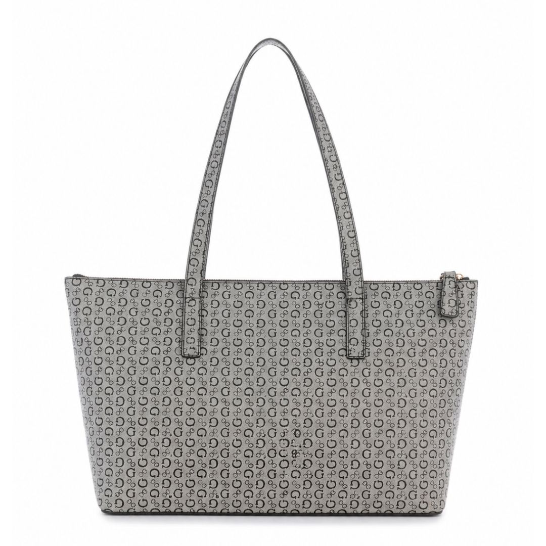 CARTERA TOTE GUESS MUJER AKOYA LOGO CARRYALL NEGRO MONOGRAMA - 3