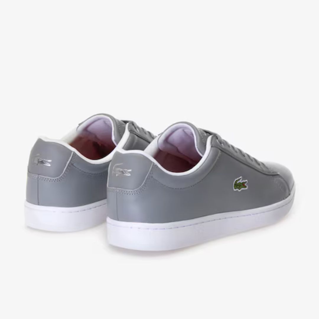 ZAPATILLAS LACOSTE HOMBRE HYDEZ GRIS SNEAKERS URBANAS CUERO - 3