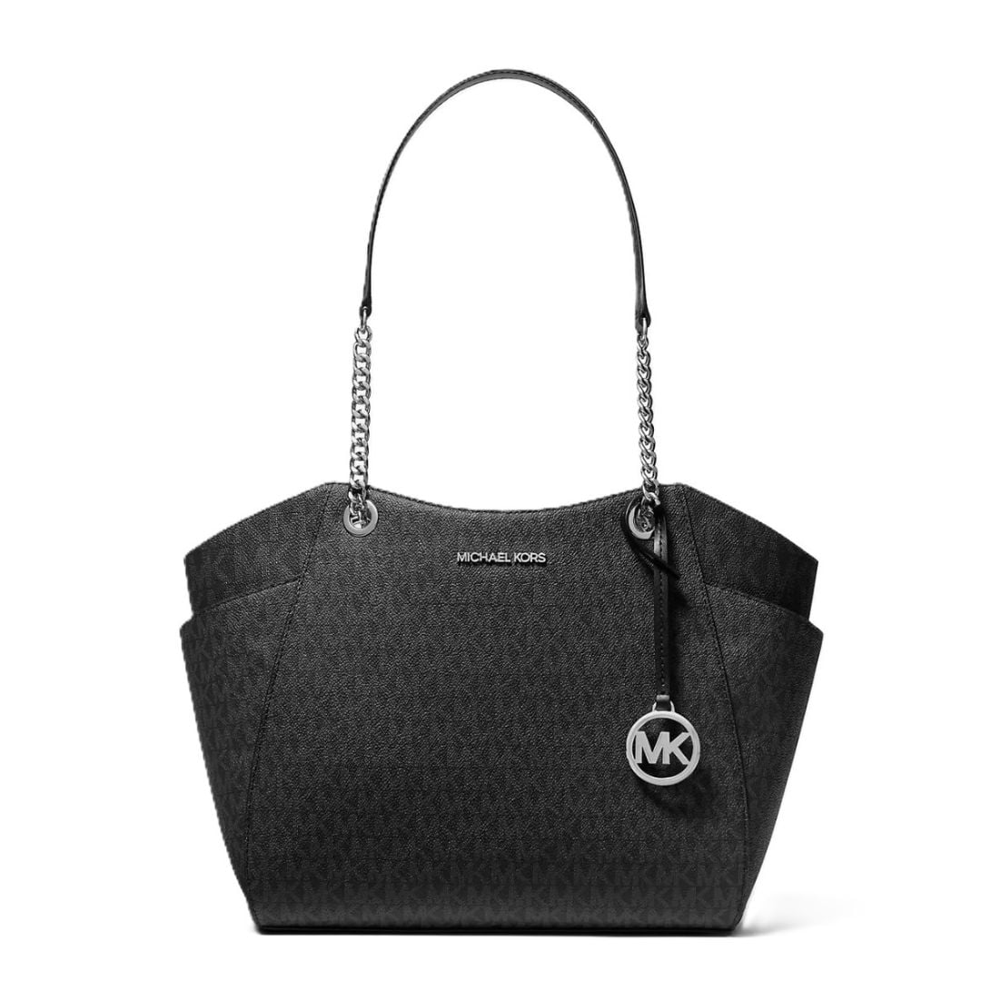 CARTERA MICHAEL KORS MUJER JET SET LARGE SHOULDER BAG NEGRO LOGO MK - 1