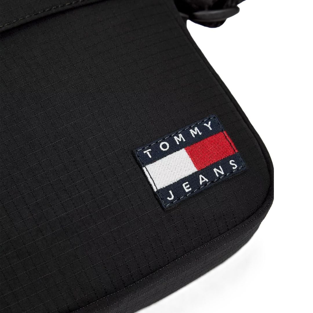 MORRAL CROSSBODY HOMBRE TOMMY JEANS ESSENTIAL RIPSTOP REPORTER NEGRO - 3