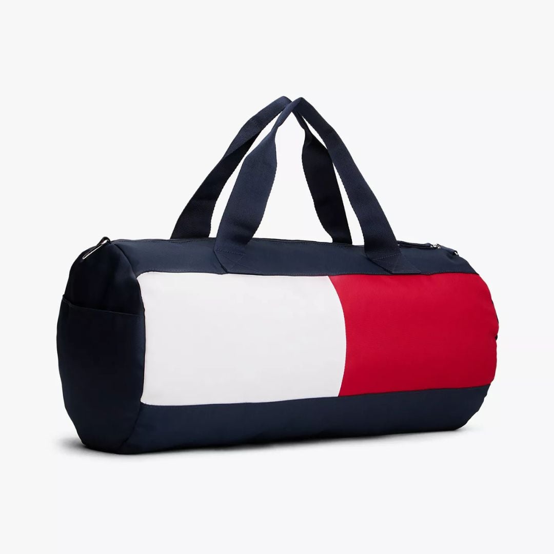 BOLSO DEPORTIVO TOMMY HILFIGER HOMBRE COLORBLOCK FLAG LOGO DUFFLE BAG AZUL ROJO - 2