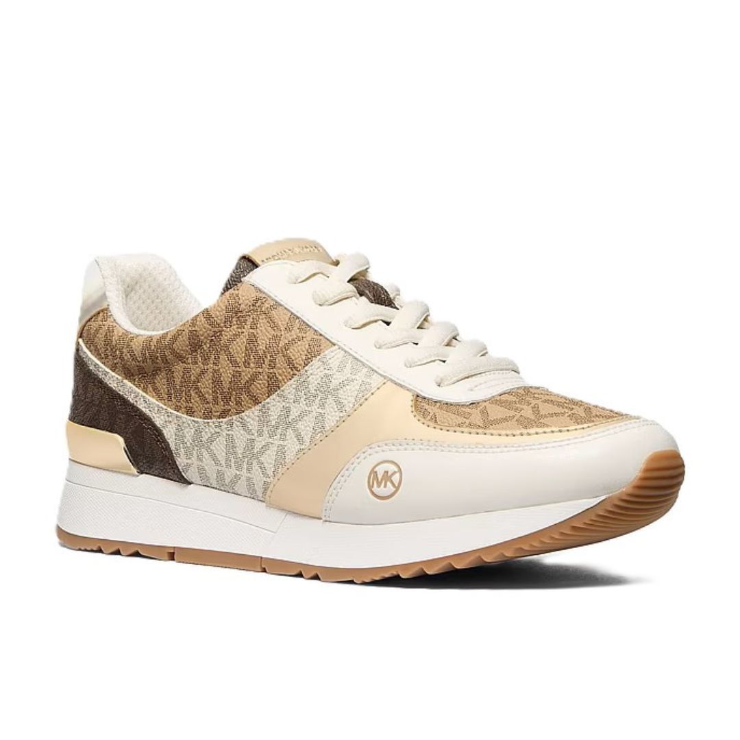 ZAPATILLAS MICHAEL KORS MUJER ANDI SIGNATURE LOGO TRAINER CREAM MULTI - 1