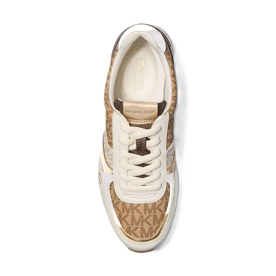 ZAPATILLAS MICHAEL KORS MUJER ANDI SIGNATURE LOGO TRAINER CREAM MULTI - 3