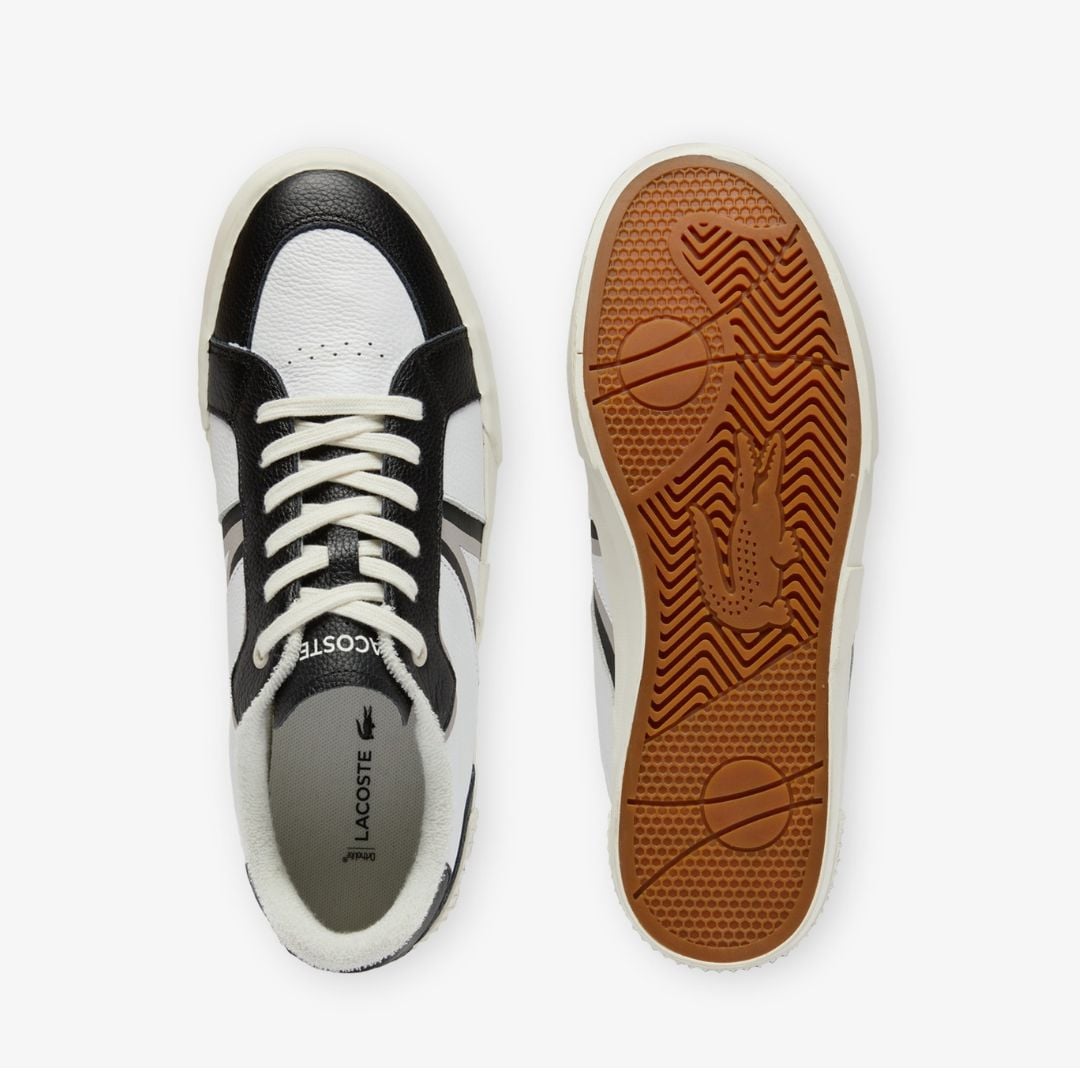 ZAPATILLAS LACOSTE HOMBRE L004 LEATHER BLANCO ESTILO URBANO CASUAL - 5