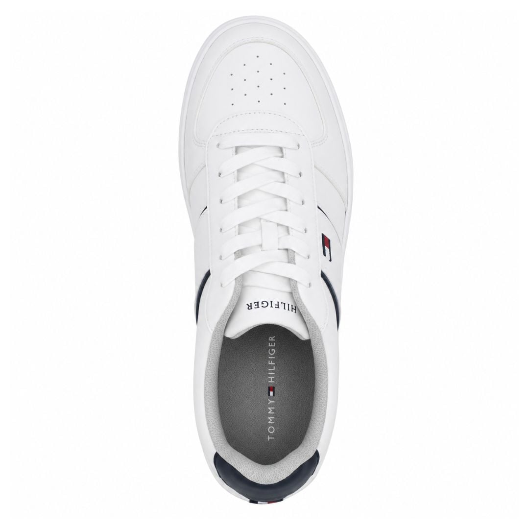 ZAPATILLAS TOMMY HILFIGER HOMBRE BAFFIE BLANCO DISEÑO CASUAL URBANO - 3