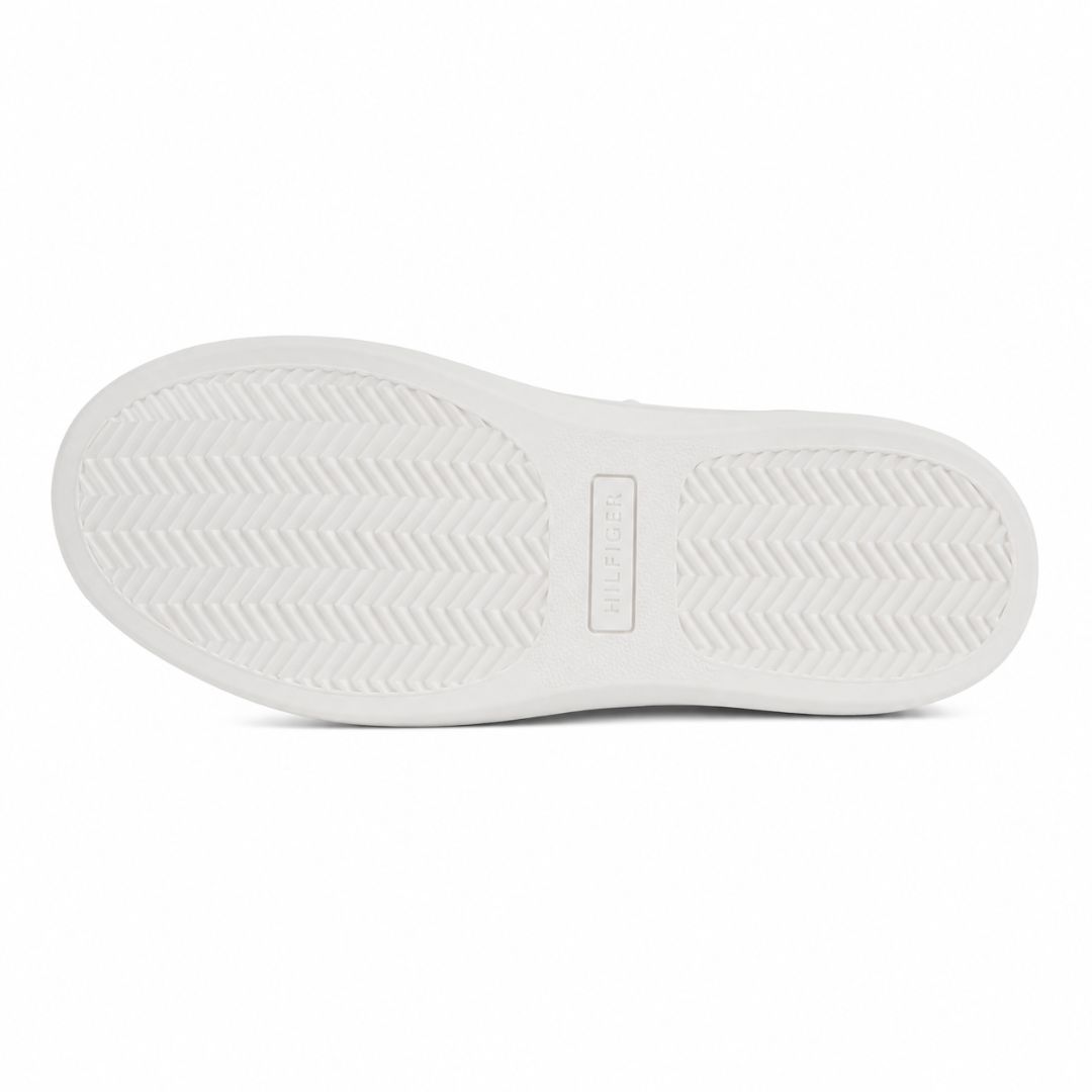 ZAPATILLAS TOMMY HILFIGER HOMBRE BAFFIE BLANCO DISEÑO CASUAL URBANO - 5