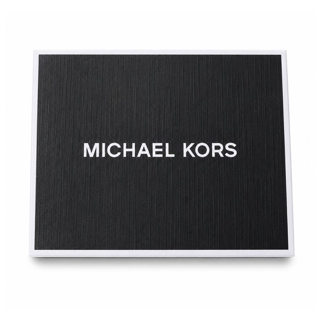 BILLETERA MICHAEL KORS HOMBRE LOGOTIPO MONOGRAMA ALTO RELIEVE NEGRO - 4