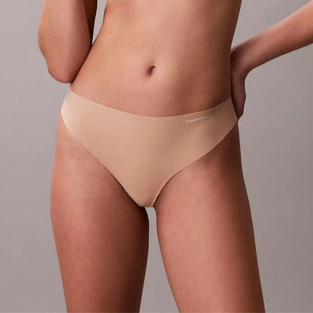 CALZONES CALVIN KLEIN MUJER MICROFIBRA STRECH SIN COSTURAS SET 3 UNIDADES - 3